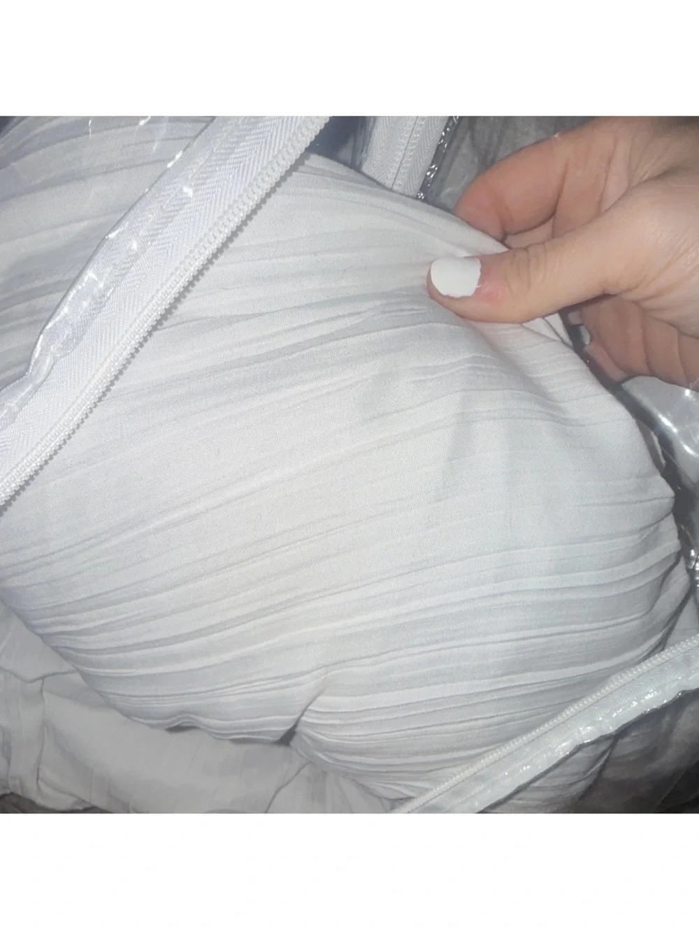 White Queen size comforter